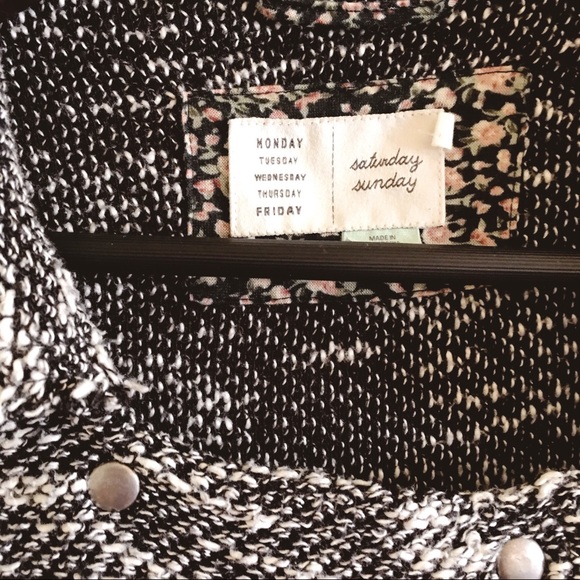 Anthropologie Boucle Texture Moto Sweater Jacket S - Picture 3 of 7